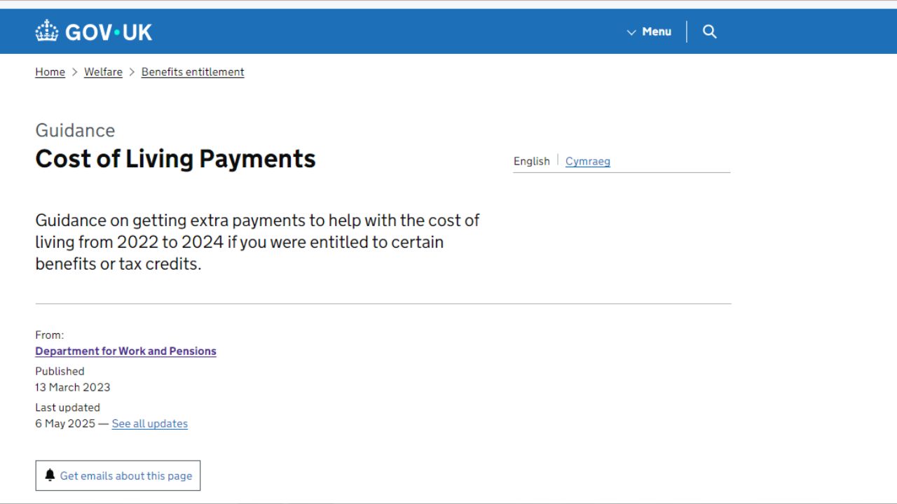 September 2025 Pension Payment