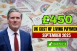 UK £450 Cost of Living Payment September 2025