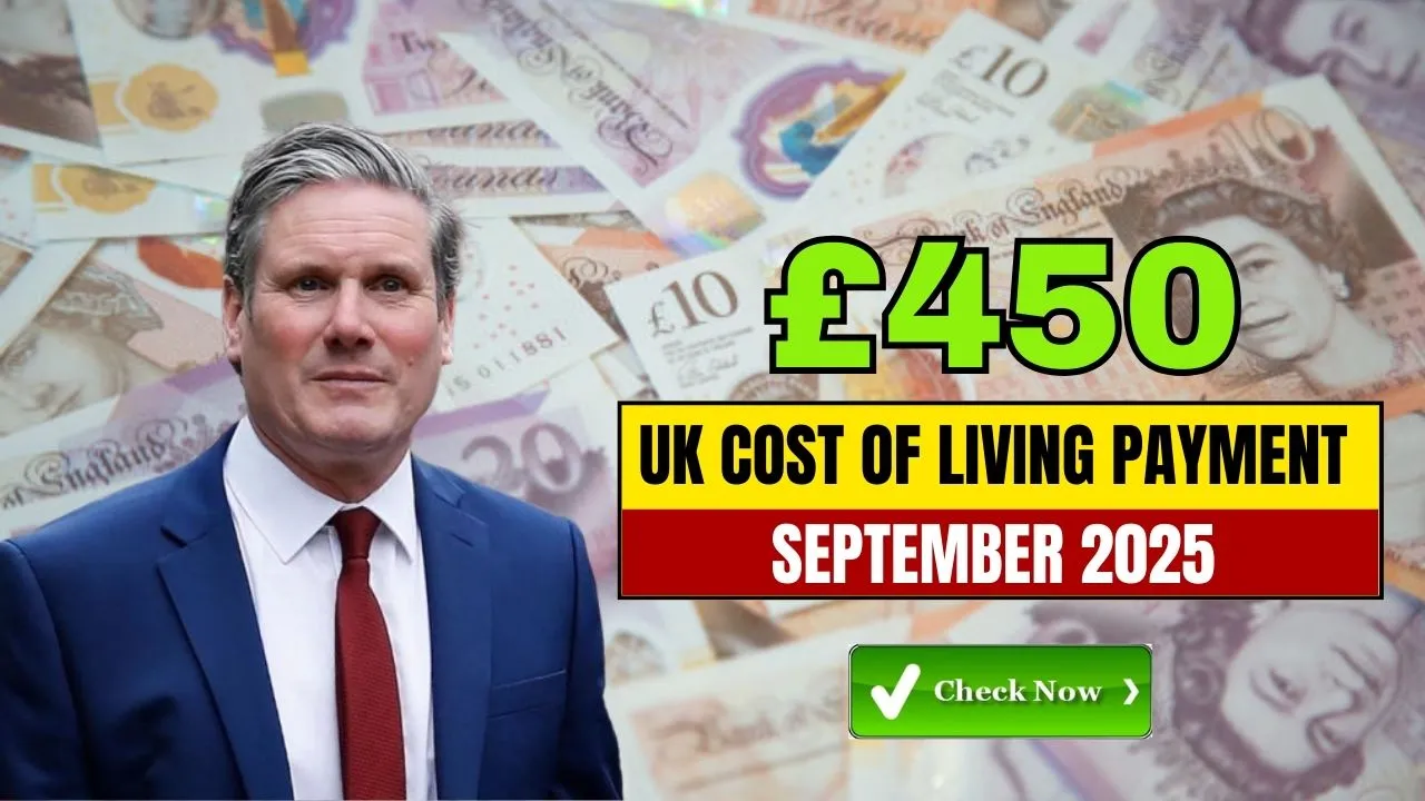 UK £450 Cost of Living Payment September 2025